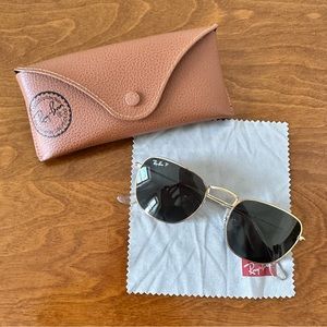 Ray Ban Frank Sunglasses Gold & Black